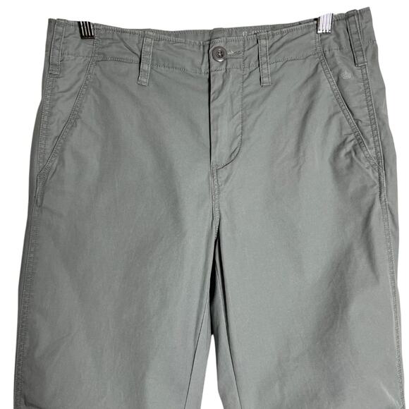 G1 G-One Goods Parachute Crop Pant SIZE 2 Gray Green Pull-Stop Ankle Cotton - Picture 6 of 12